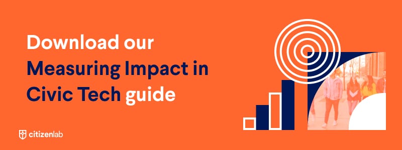 measuring impact in civic tech guide
