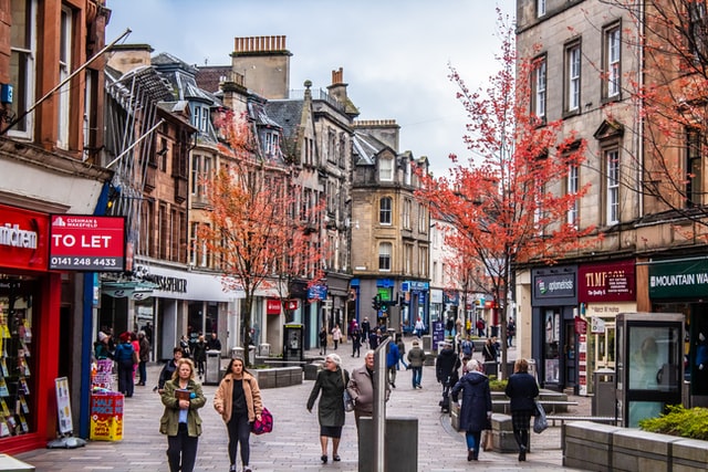 Stirling City Center bustling with community members 